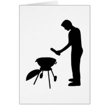 Barbacoa del Bbq Felicitaciones