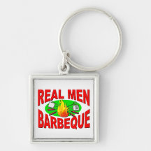 Barbacoa real de los hombres. Diseño divertido par Llaveros