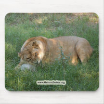 Barbary Lion-toy-022 Alfombrilla De Ratón