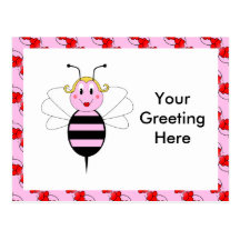 BarBee manosea la postal de la abeja