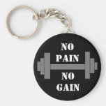 barbell NINGÚN DOLOR NINGÚN AUMENTO Llaveros