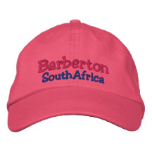 Barberton, gorra del personalizado de Suráfrica Gorra De Béisbol