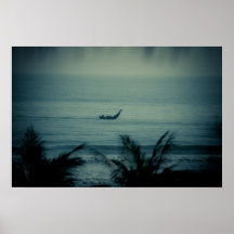 Barca pesca, Vietnam Poster