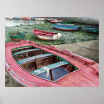 Barcas/barcos. Poster