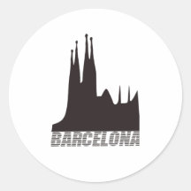 Barcelona Etiqueta Redonda
