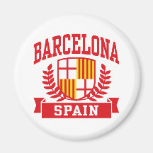 Barcelona Iman Para Frigorífico
