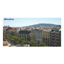 Barcelona Plantilla Para Tarjeta De Foto