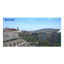 Barcelona Tarjeta Fotográfica Personalizada