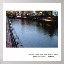 Barco de canal amarillo, guarida Bosch, 2008 Poster