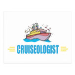 Barco de cruceros divertido postales