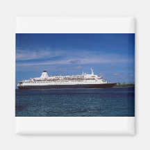 Barco de cruceros, Nassau, Bahamas Imán
