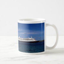 Barco de cruceros, Nassau, Bahamas Taza De Café