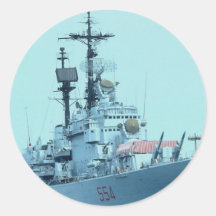 Barco de la Armada italiano que visita de C-554 "C Pegatinas