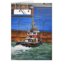 Barco de Lillian Marie, por Jim Ott Tarjeta
