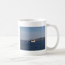 Barco de pesca griego taza