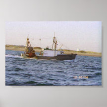 Barco de pesca impresiones