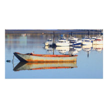 Barco de pesca Photocard Tarjeta Fotografica Personalizada