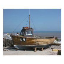 Barco de pesca, Sidmouth, Devon, Reino Unido Impresiones Fotográficas