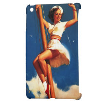 Barco de vela de Gil Elvgren del vintage que naveg