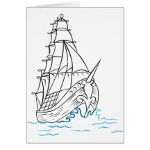 barco del pirata felicitaciones