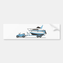 Barco del poder del coche de Eco Etiqueta De Parachoque