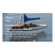 Barco del sello tarjeta de visita