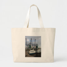 barco gemelo del camarón bolsa lienzo