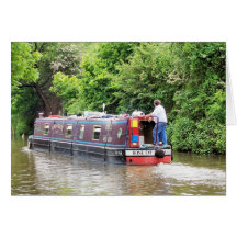 BARCOS DE CANAL BRITÁNICOS TARJETAS