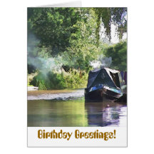 BARCOS DE CANAL BRITÁNICOS TARJETAS