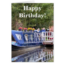 BARCOS DE CANAL BRITÁNICOS TARJETAS
