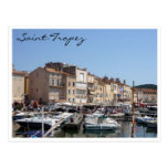 barcos del puerto del tropez del santo postales