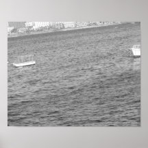 Barcos en el mar Mediterráneo Posters