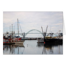 Barcos en Oregon Tarjeta