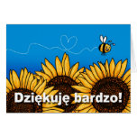¡Bardzo de Dziękuję! (El polaco le agradece tarjet