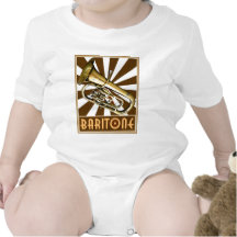 Barítono retro camiseta