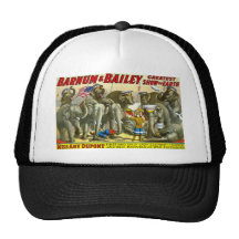 Barnum y Bailey - elefantes Gorras