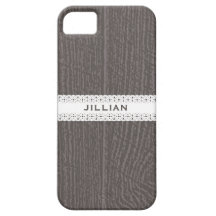 Barnwood y caso inspirado cordón del iPhone 5 iPhone 5 Fundas