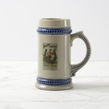 Barra cruzada de herradura tazas de café
