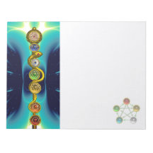 BARRA DE ASCLEPIUS CON 7 CHAKRAS, ENERGÍA ESPIRITU BLOCS