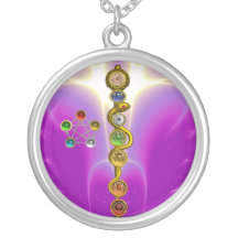 BARRA DE ASCLEPIUS CON 7 CHAKRAS, ENERGÍA ESPIRITU JOYERIA