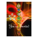 BARRA DE ASCLEPIUS CON 7 CHAKRAS, ENERGÍA ESPIRITU ANUNCIOS  