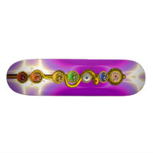 BARRA DE ASCLEPIUS CON 7 CHAKRAS, ENERGÍA ESPIRITU MONOPATÍN