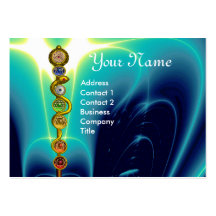 BARRA DE ASCLEPIUS CON 7 CHAKRAS, ENERGÍA ESPIRITU TARJETA PERSONAL