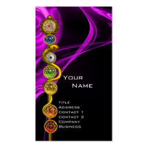BARRA DE ASCLEPIUS CON 7 CHAKRAS, ENERGÍA ESPIRITU TARJETA DE NEGOCIO