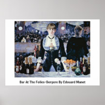 Barra en el Folies-Bergere de Eduardo Manet Impresiones