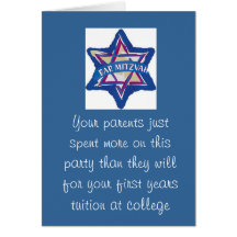 Barra Mitzvah 3 Tarjeton