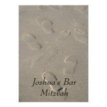 Barra Mitzvah/invitación de Mitzvah del palo