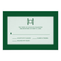 Barra simple verde Mitzvah RSVP de Torah Anuncios Personalizados