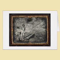 Barranco castaño, 1852 de José Blaney Starkweather tarjetas
