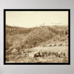 Barranco y bamboleo y Jones RR SD 1890 de Whitewoo Posters